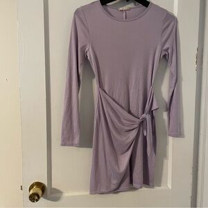 altar’d state lilac wrap dress